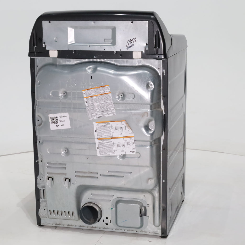 Pictures of Diamond Gray ENERGY STAR GE Profile 7.4 cu . ft. Electric Dryer with 120 ft. Venting - Scratch & Dent - Major - Neu Appliance Outlet - Discount Appliance Outlet in Austin, Tx