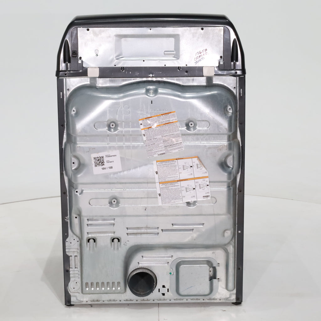 Pictures of Diamond Gray ENERGY STAR GE Profile 7.4 cu . ft. Electric Dryer with 120 ft. Venting - Scratch & Dent - Major - Neu Appliance Outlet - Discount Appliance Outlet in Austin, Tx