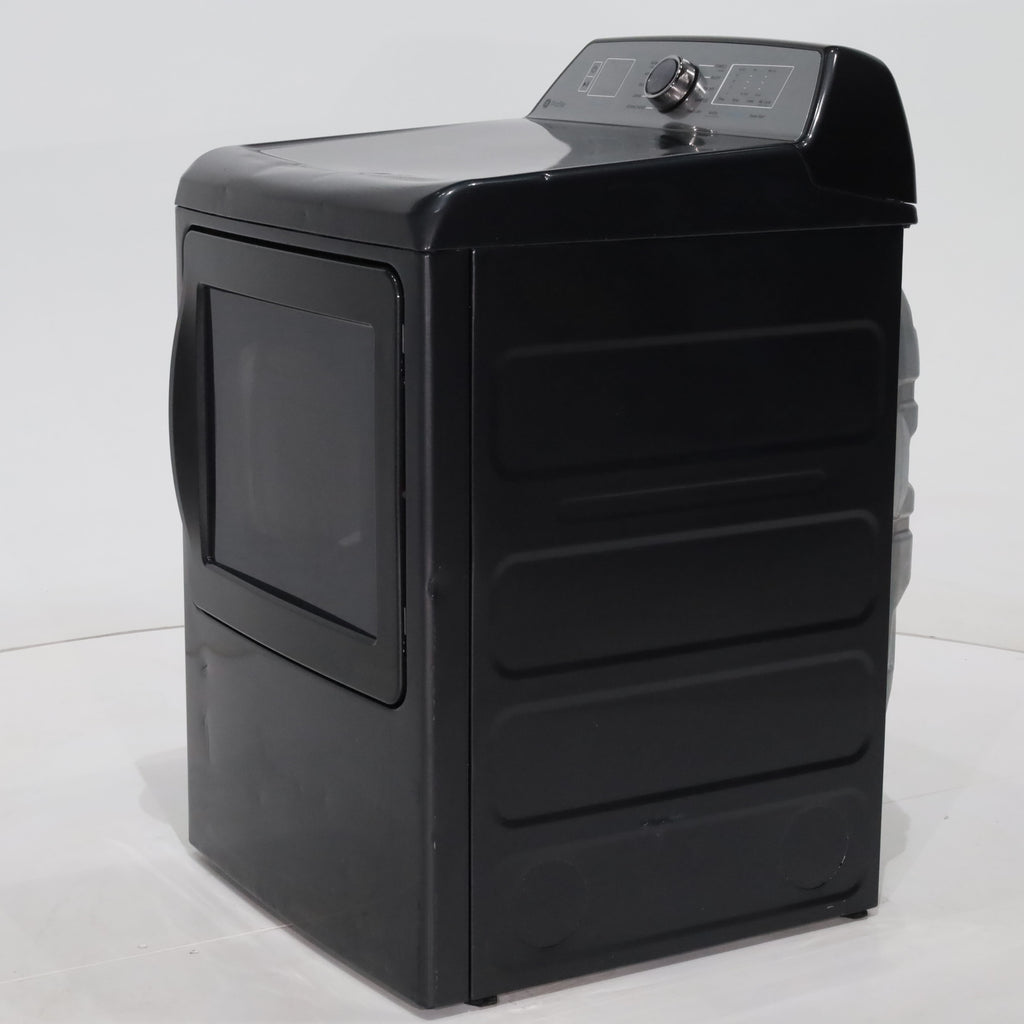 Pictures of Diamond Gray ENERGY STAR GE Profile 7.4 cu . ft. Electric Dryer with 120 ft. Venting - Scratch & Dent - Major - Neu Appliance Outlet - Discount Appliance Outlet in Austin, Tx