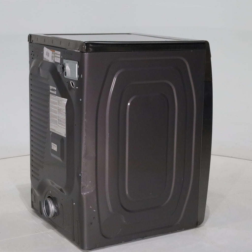 Pictures of Platinum Samsung 7.5 cu. ft. Frontload Electric Dryer with Sensor Dry - Scratch & Dent - Major - Neu Appliance Outlet - Discount Appliance Outlet in Austin, Tx