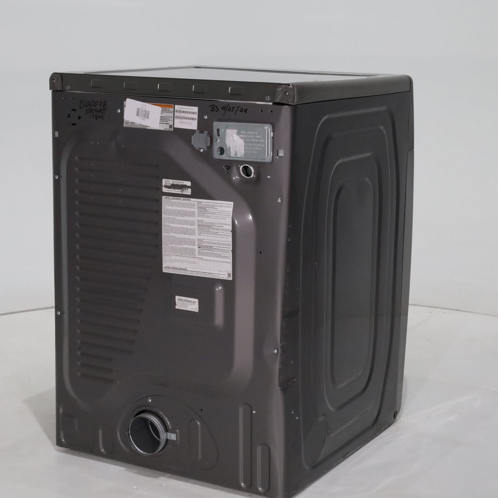 Pictures of Platinum Samsung 7.5 cu. ft. Frontload Electric Dryer with Sensor Dry - Scratch & Dent - Major - Neu Appliance Outlet - Discount Appliance Outlet in Austin, Tx