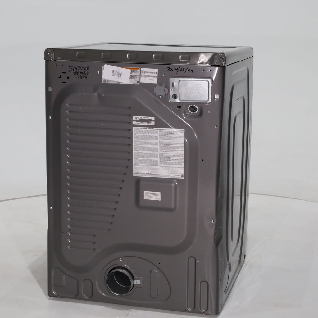 Pictures of Platinum Samsung 7.5 cu. ft. Frontload Electric Dryer with Sensor Dry - Scratch & Dent - Major - Neu Appliance Outlet - Discount Appliance Outlet in Austin, Tx