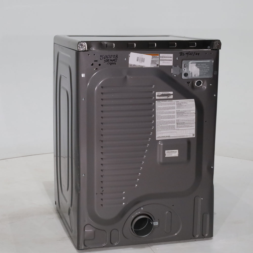 Pictures of Platinum Samsung 7.5 cu. ft. Frontload Electric Dryer with Sensor Dry - Scratch & Dent - Major - Neu Appliance Outlet - Discount Appliance Outlet in Austin, Tx