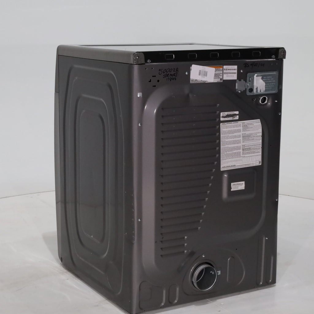 Pictures of Platinum Samsung 7.5 cu. ft. Frontload Electric Dryer with Sensor Dry - Scratch & Dent - Major - Neu Appliance Outlet - Discount Appliance Outlet in Austin, Tx