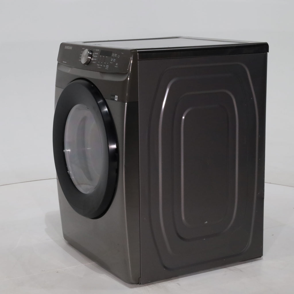 Pictures of Platinum Samsung 7.5 cu. ft. Frontload Electric Dryer with Sensor Dry - Scratch & Dent - Major - Neu Appliance Outlet - Discount Appliance Outlet in Austin, Tx