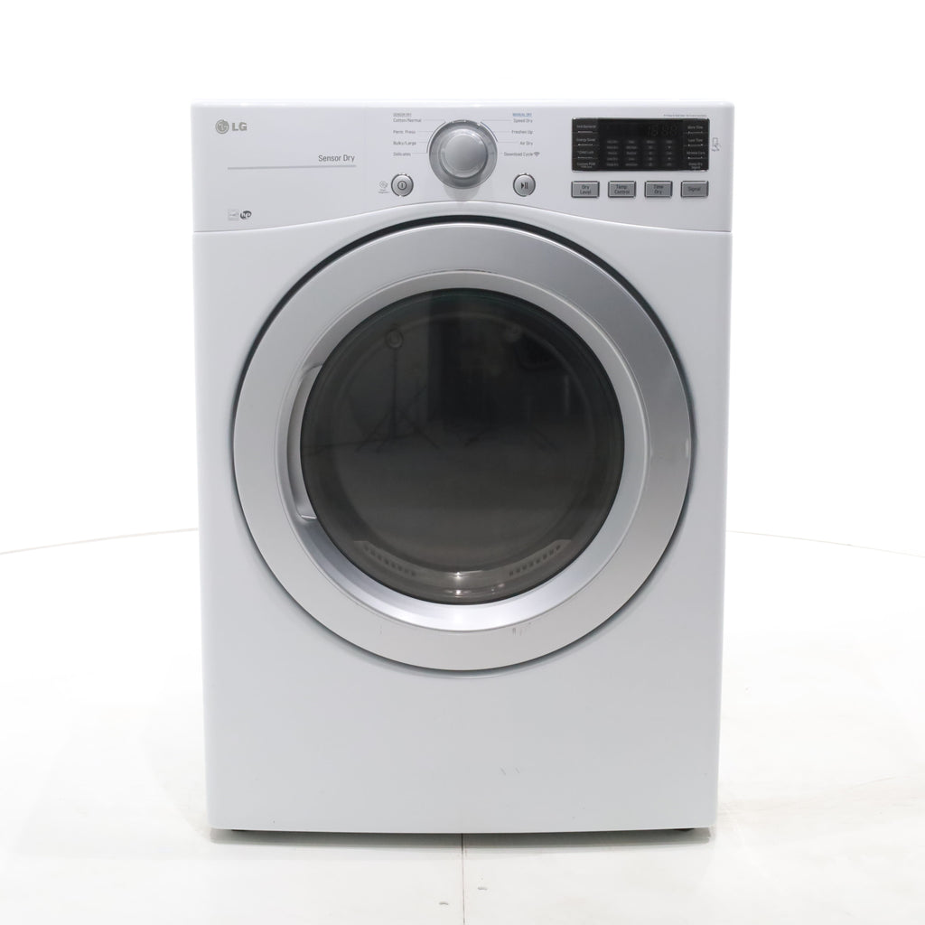 Pictures of ENERGY STAR LG 7.4 cu. ft. Electric Vented Dryer with Sensor Dry and SmartThinQ Technology - Scratch & Dent - Minor - Neu Appliance Outlet - Discount Appliance Outlet in Austin, Tx