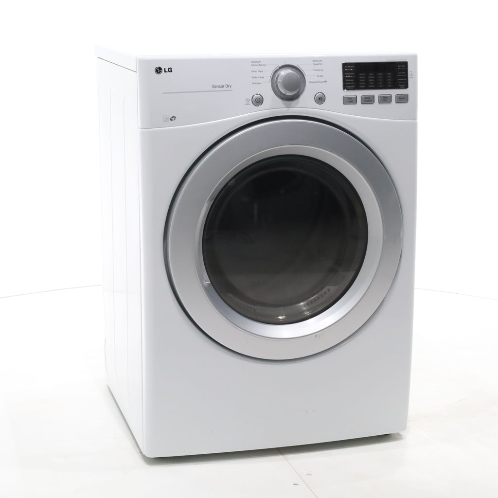 Pictures of ENERGY STAR LG 7.4 cu. ft. Electric Vented Dryer with Sensor Dry and SmartThinQ Technology - Scratch & Dent - Minor - Neu Appliance Outlet - Discount Appliance Outlet in Austin, Tx