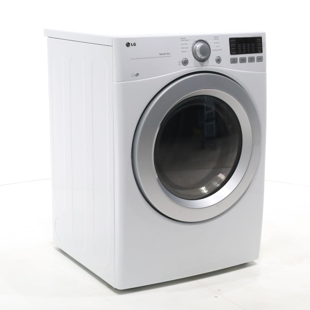 Pictures of ENERGY STAR LG 7.4 cu. ft. Electric Vented Dryer with Sensor Dry and SmartThinQ Technology - Scratch & Dent - Minor - Neu Appliance Outlet - Discount Appliance Outlet in Austin, Tx
