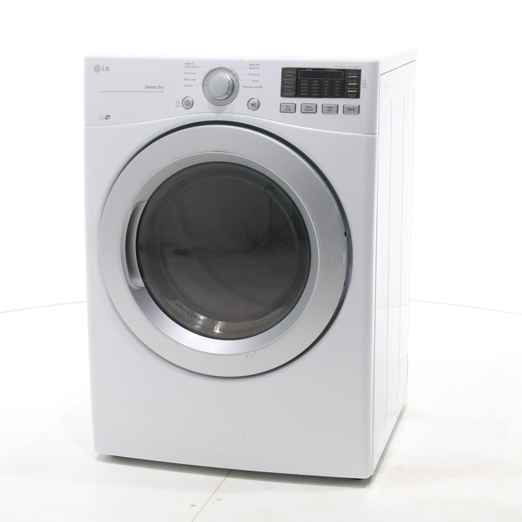 Pictures of ENERGY STAR LG 7.4 cu. ft. Electric Vented Dryer with Sensor Dry and SmartThinQ Technology - Scratch & Dent - Minor - Neu Appliance Outlet - Discount Appliance Outlet in Austin, Tx