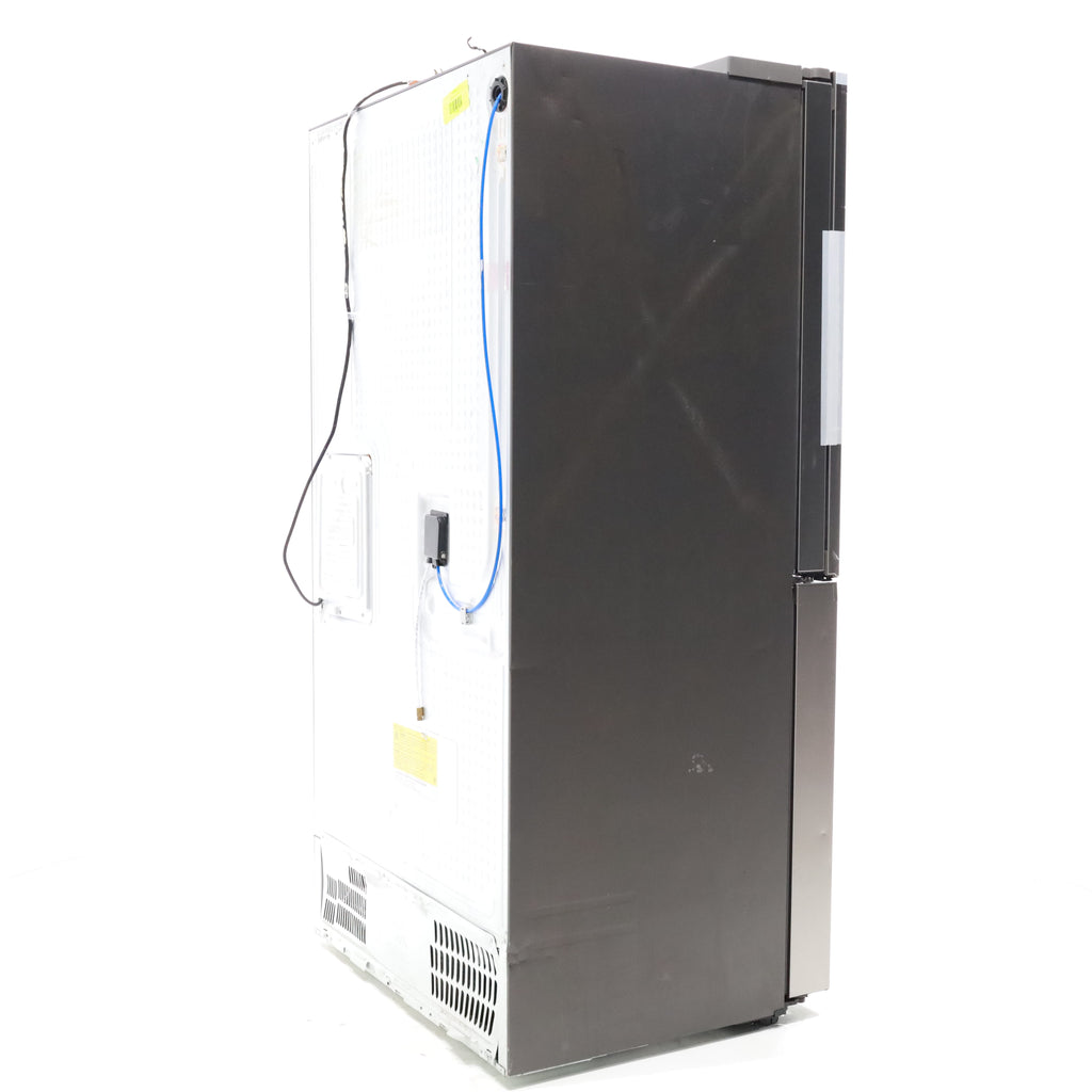 Pictures of Counter Depth Fingerprint Resistant Stainless Steel ENERGY STAR Samsung 22.8 cu. ft. 4 Door Flex Refrigerator with Beverage Center - Scratch & Dent - Major - Neu Appliance Outlet - Discount Appliance Outlet in Austin, Tx