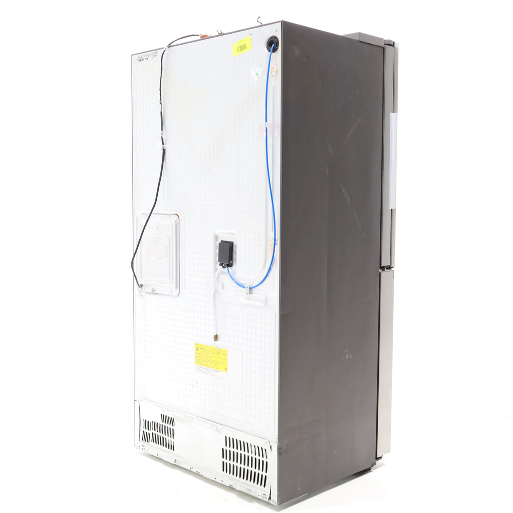 Pictures of Counter Depth Fingerprint Resistant Stainless Steel ENERGY STAR Samsung 22.8 cu. ft. 4 Door Flex Refrigerator with Beverage Center - Scratch & Dent - Major - Neu Appliance Outlet - Discount Appliance Outlet in Austin, Tx