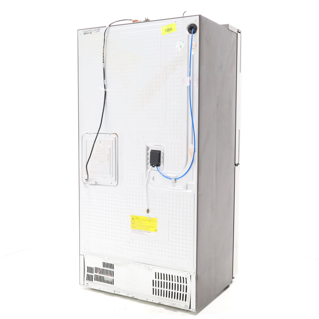 Pictures of Counter Depth Fingerprint Resistant Stainless Steel ENERGY STAR Samsung 22.8 cu. ft. 4 Door Flex Refrigerator with Beverage Center - Scratch & Dent - Major - Neu Appliance Outlet - Discount Appliance Outlet in Austin, Tx