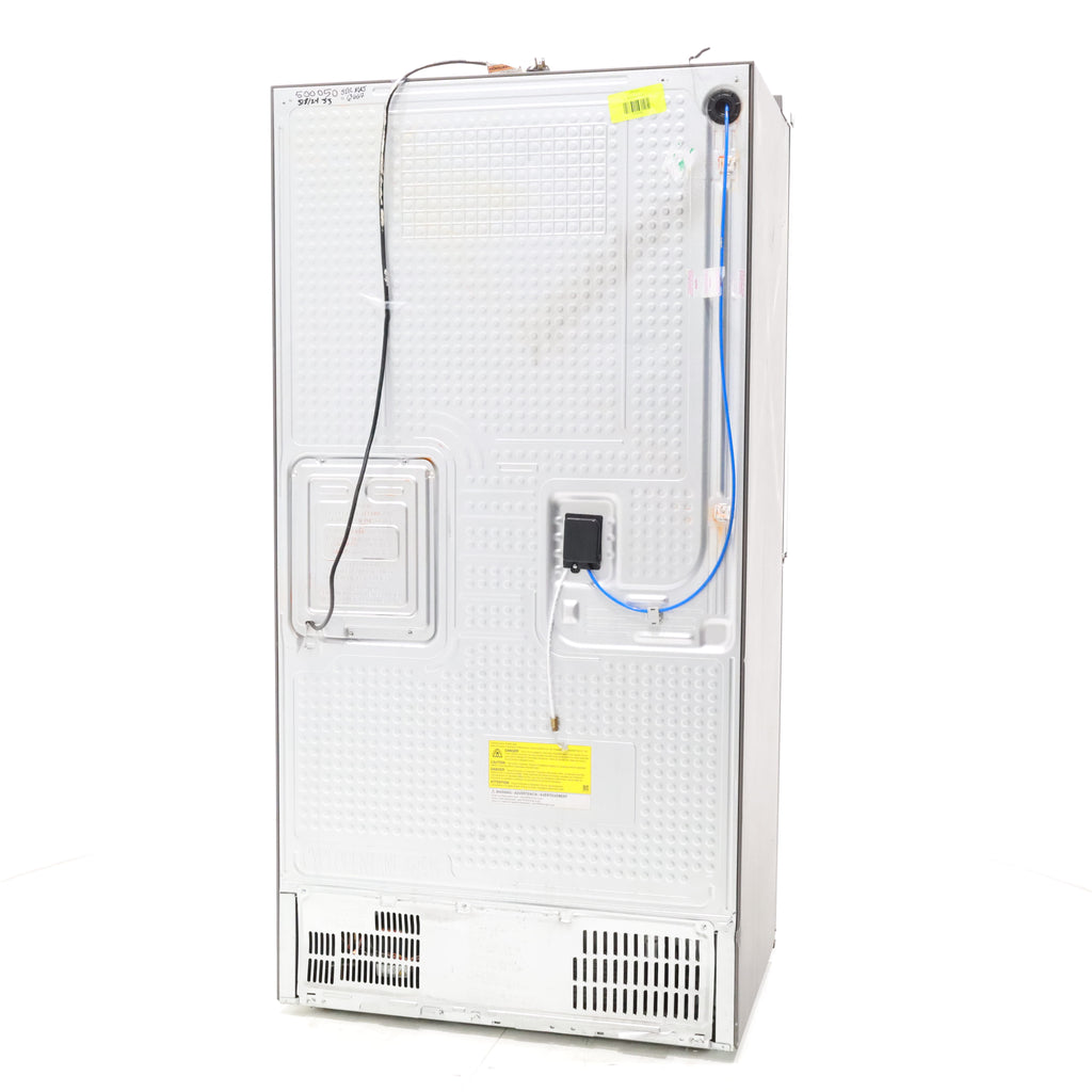 Pictures of Counter Depth Fingerprint Resistant Stainless Steel ENERGY STAR Samsung 22.8 cu. ft. 4 Door Flex Refrigerator with Beverage Center - Scratch & Dent - Major - Neu Appliance Outlet - Discount Appliance Outlet in Austin, Tx