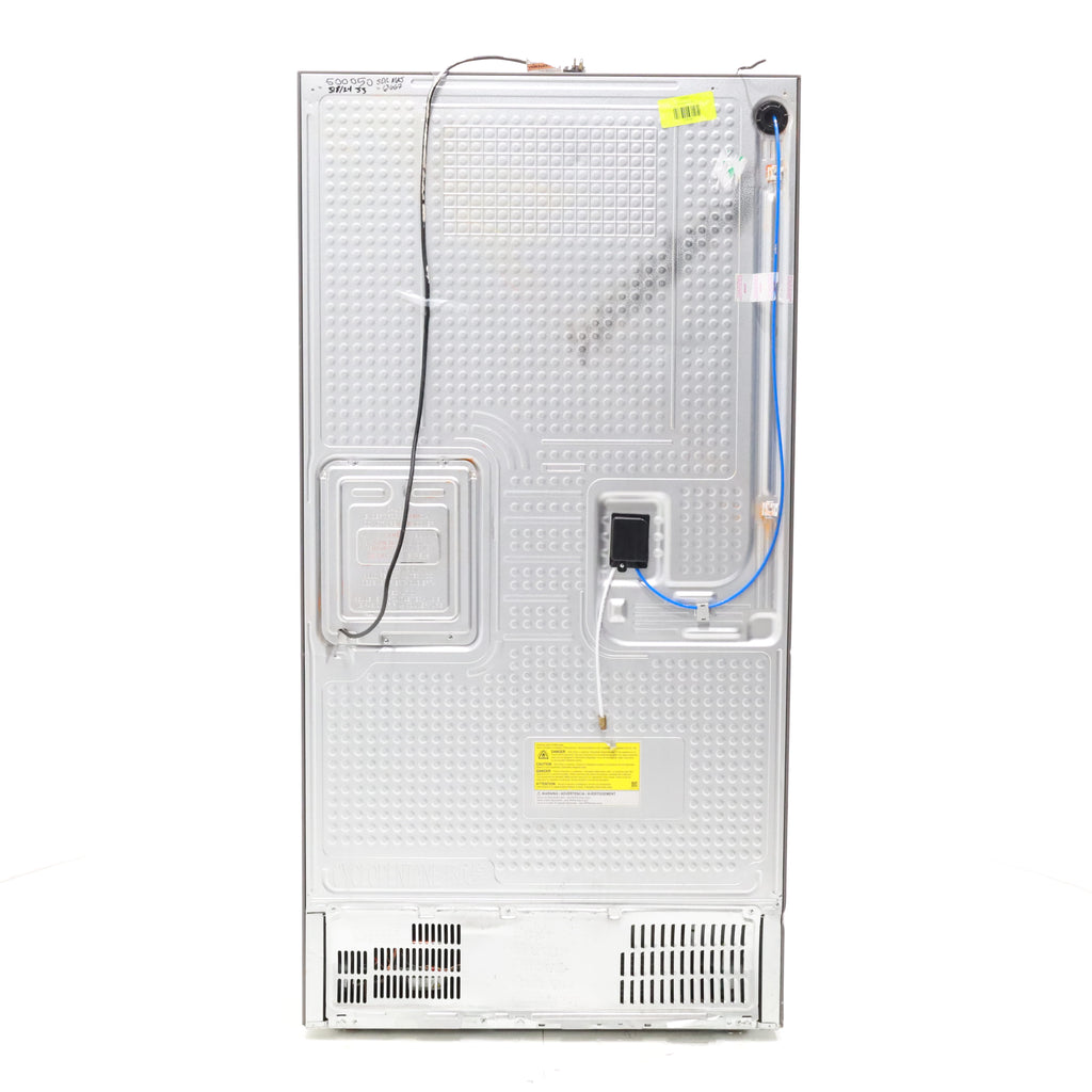 Pictures of Counter Depth Fingerprint Resistant Stainless Steel ENERGY STAR Samsung 22.8 cu. ft. 4 Door Flex Refrigerator with Beverage Center - Scratch & Dent - Major - Neu Appliance Outlet - Discount Appliance Outlet in Austin, Tx