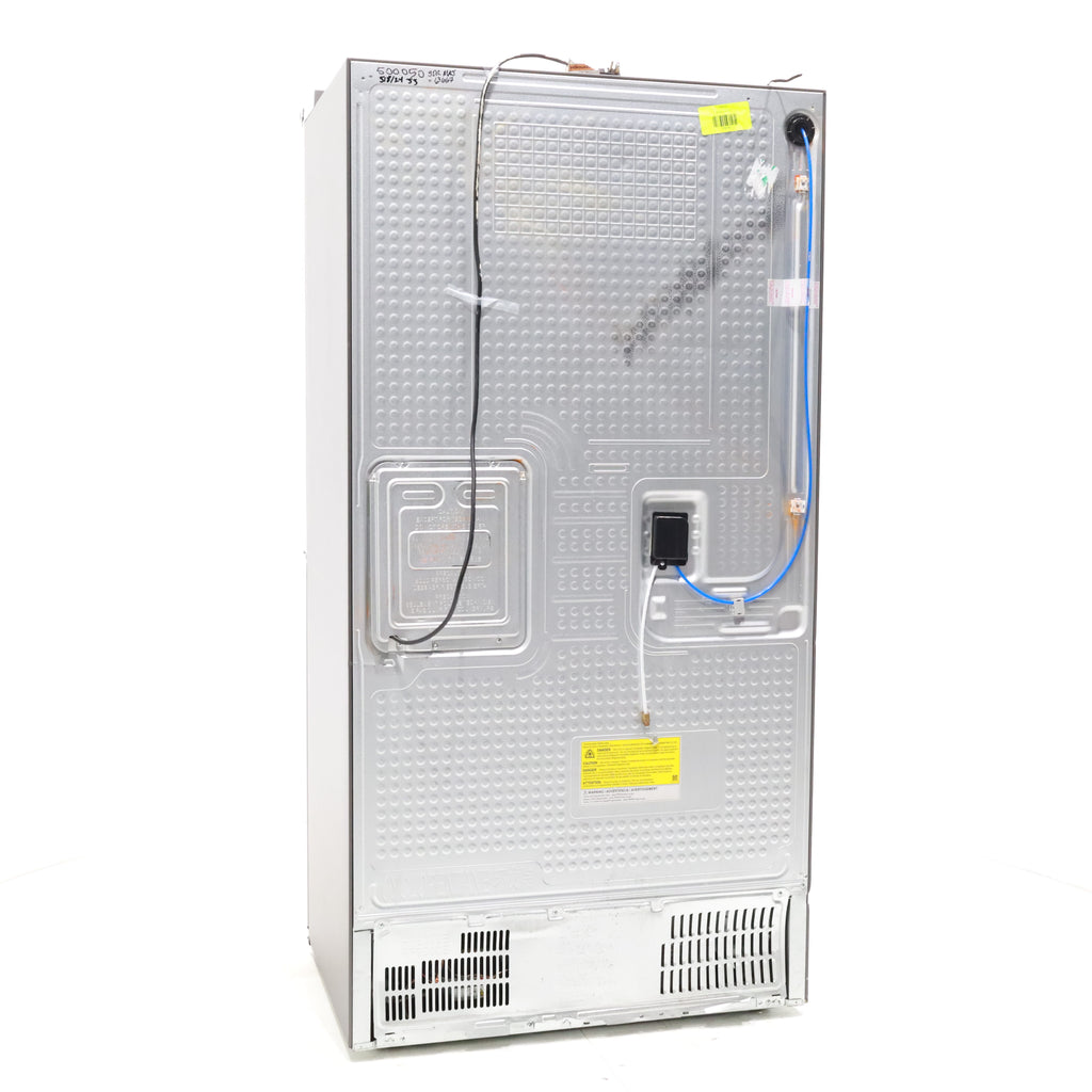 Pictures of Counter Depth Fingerprint Resistant Stainless Steel ENERGY STAR Samsung 22.8 cu. ft. 4 Door Flex Refrigerator with Beverage Center - Scratch & Dent - Major - Neu Appliance Outlet - Discount Appliance Outlet in Austin, Tx