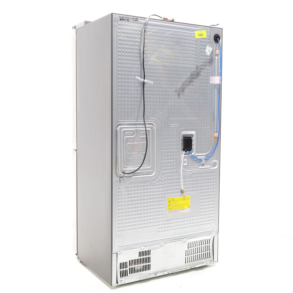 Pictures of Counter Depth Fingerprint Resistant Stainless Steel ENERGY STAR Samsung 22.8 cu. ft. 4 Door Flex Refrigerator with Beverage Center - Scratch & Dent - Major - Neu Appliance Outlet - Discount Appliance Outlet in Austin, Tx