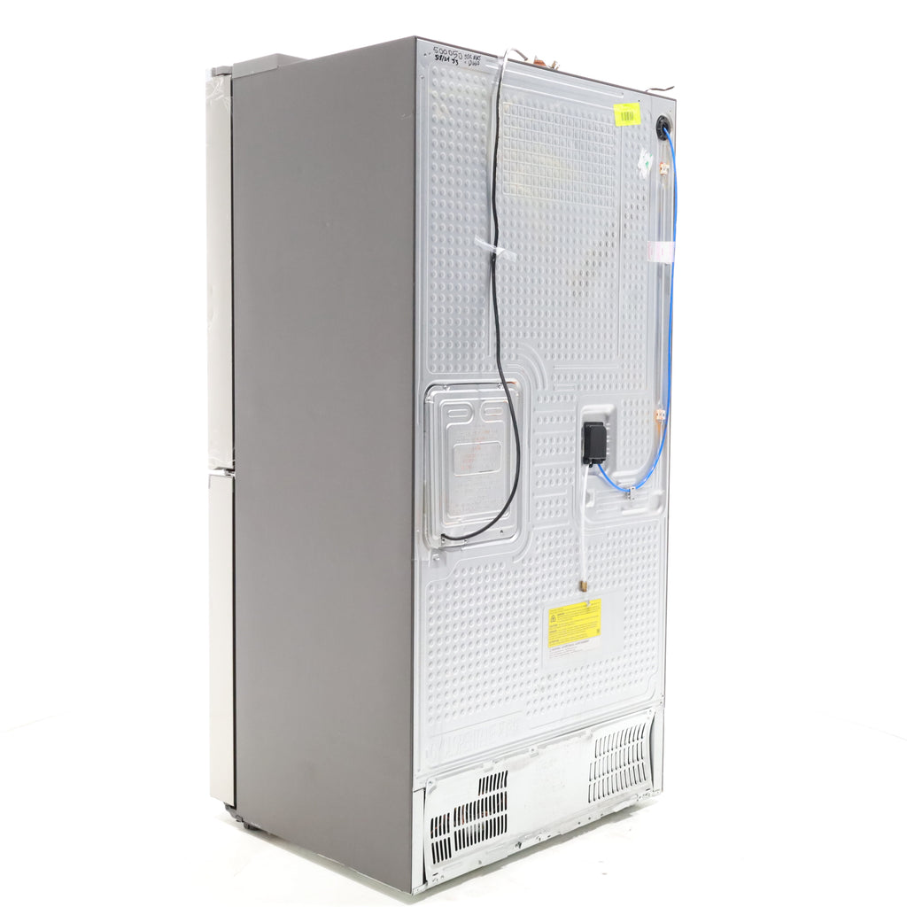 Pictures of Counter Depth Fingerprint Resistant Stainless Steel ENERGY STAR Samsung 22.8 cu. ft. 4 Door Flex Refrigerator with Beverage Center - Scratch & Dent - Major - Neu Appliance Outlet - Discount Appliance Outlet in Austin, Tx