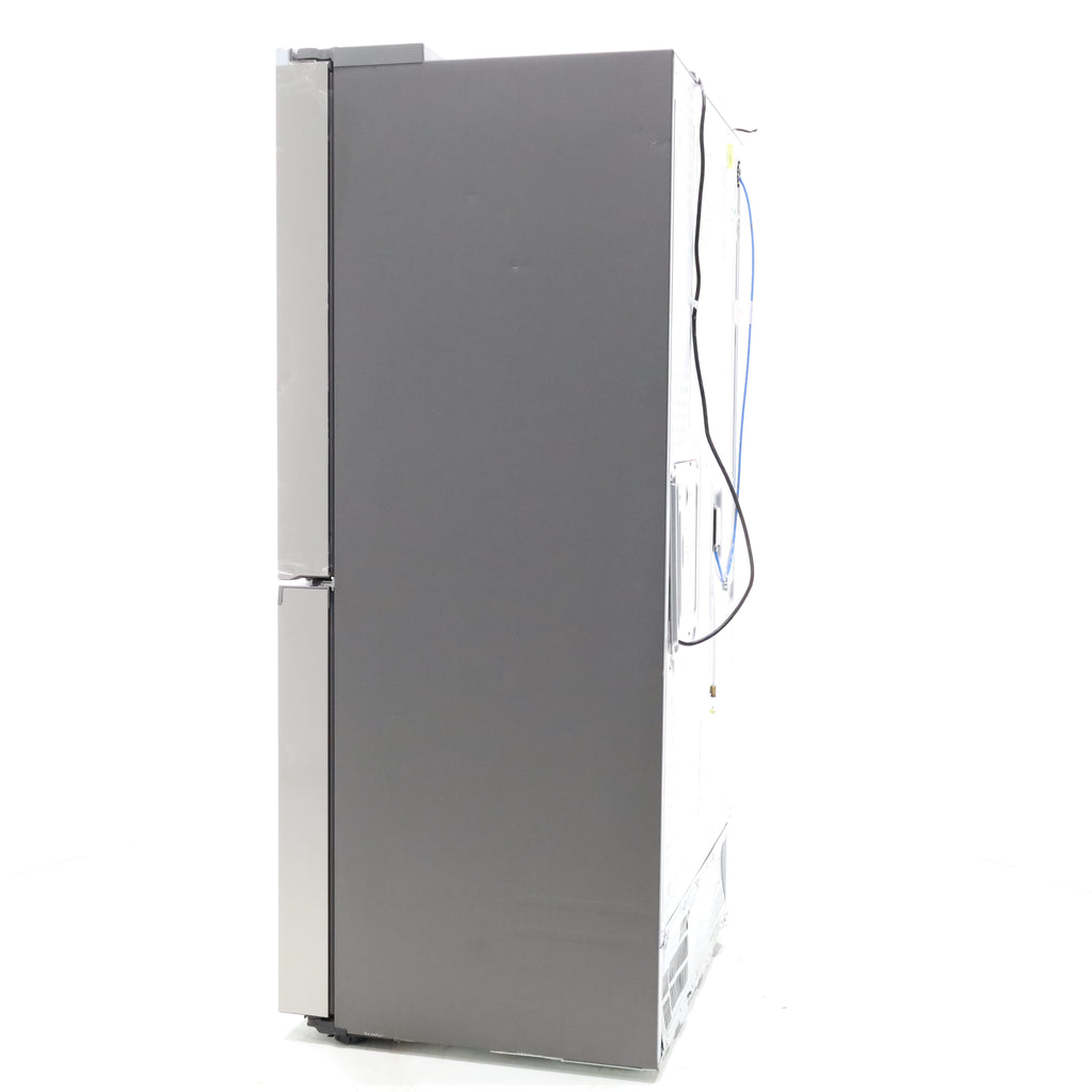 Pictures of Counter Depth Fingerprint Resistant Stainless Steel ENERGY STAR Samsung 22.8 cu. ft. 4 Door Flex Refrigerator with Beverage Center - Scratch & Dent - Major - Neu Appliance Outlet - Discount Appliance Outlet in Austin, Tx