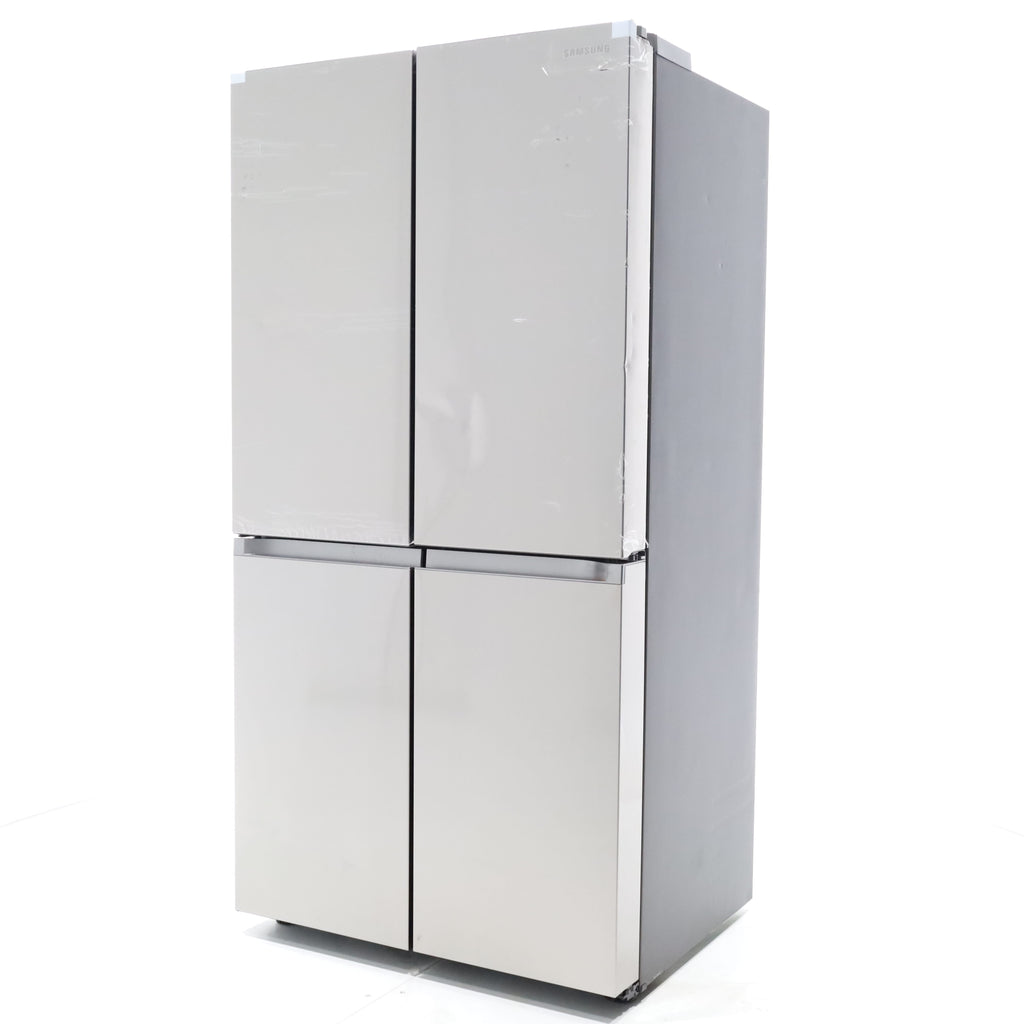 Pictures of Counter Depth Fingerprint Resistant Stainless Steel ENERGY STAR Samsung 22.8 cu. ft. 4 Door Flex Refrigerator with Beverage Center - Scratch & Dent - Major - Neu Appliance Outlet - Discount Appliance Outlet in Austin, Tx