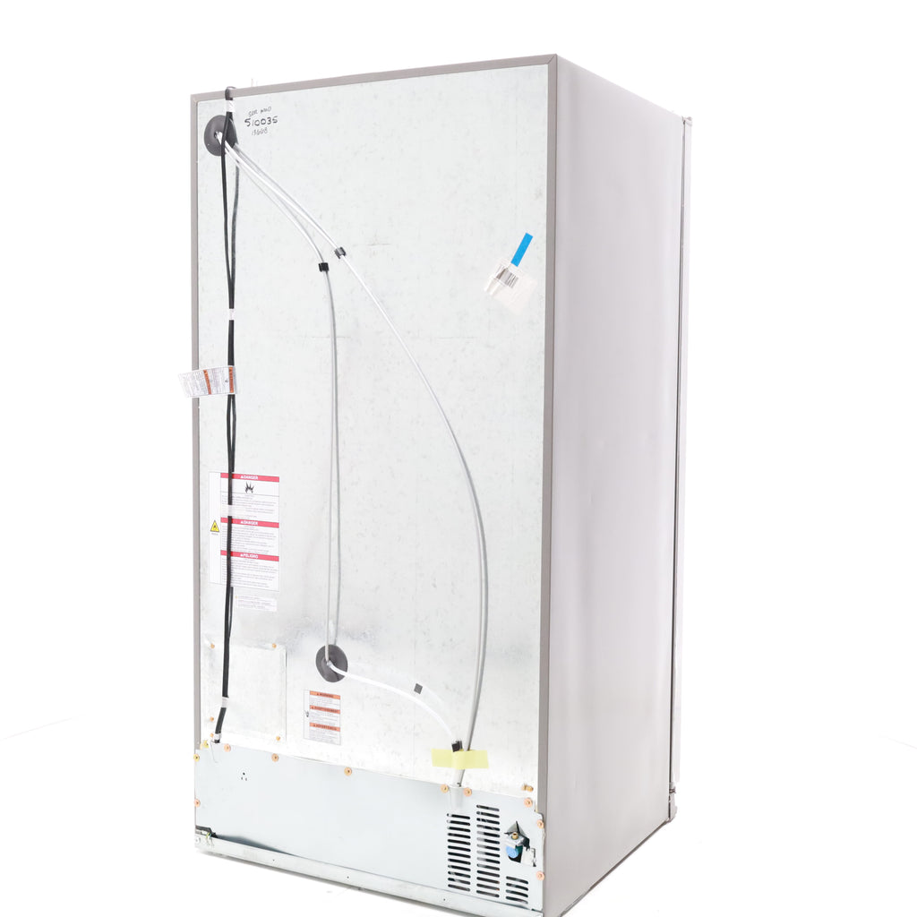 Pictures of Fingerprint-Resistant Stainless Steel Whirlpool 28.49 cu. ft. Side by Side Refrigerator with In Door Ice and Water Dispenser - Scratch & Dent - Moderate - Neu Appliance Outlet - Discount Appliance Outlet in Austin, Tx