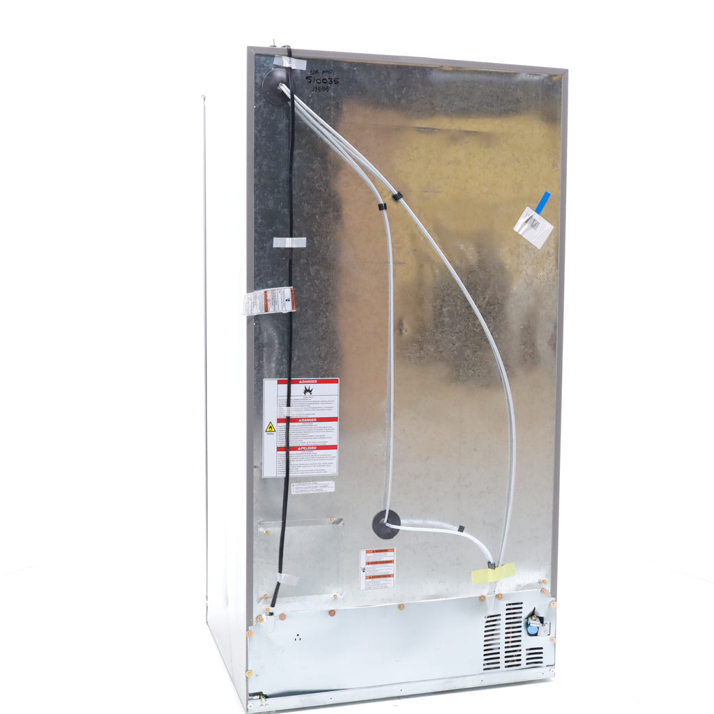 Pictures of Fingerprint-Resistant Stainless Steel Whirlpool 28.49 cu. ft. Side by Side Refrigerator with In Door Ice and Water Dispenser - Scratch & Dent - Moderate - Neu Appliance Outlet - Discount Appliance Outlet in Austin, Tx