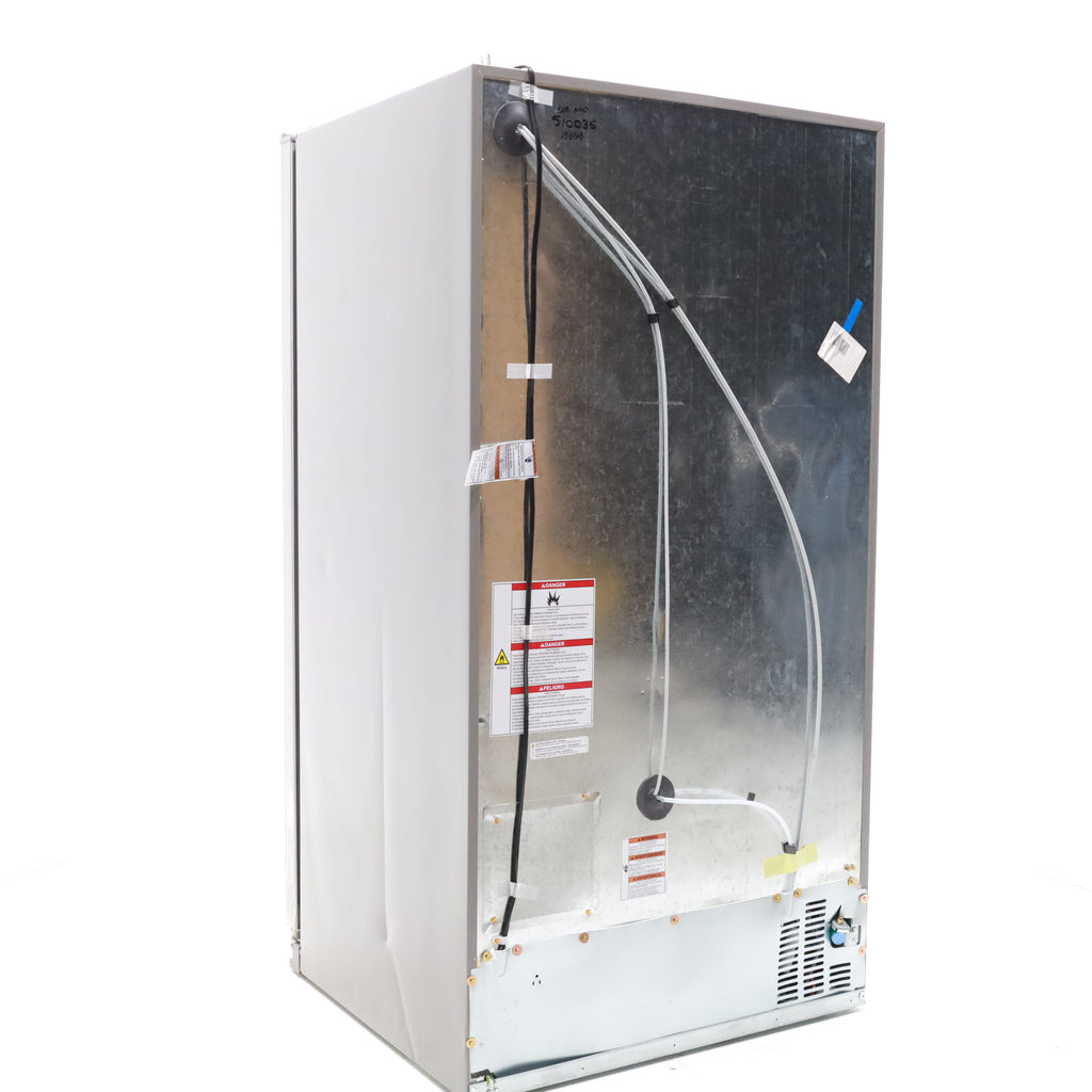 Pictures of Fingerprint-Resistant Stainless Steel Whirlpool 28.49 cu. ft. Side by Side Refrigerator with In Door Ice and Water Dispenser - Scratch & Dent - Moderate - Neu Appliance Outlet - Discount Appliance Outlet in Austin, Tx