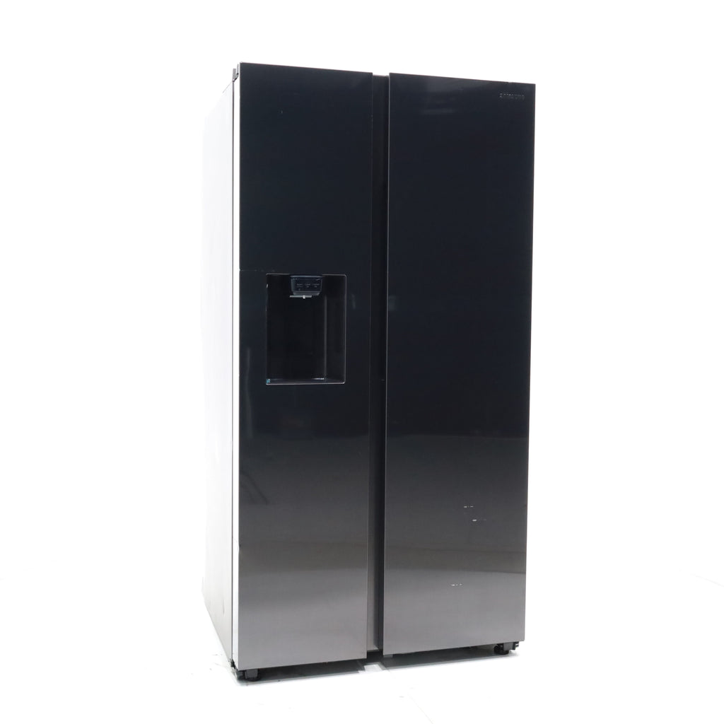 Pictures of Fingerprint-Resistant Stainless Steel Samsung 27.4 cu. ft. Side by Side Refrigerator with External Water and Ice Dispenser - Scratch & Dent - Major - Neu Appliance Outlet - Discount Appliance Outlet in Austin, Tx