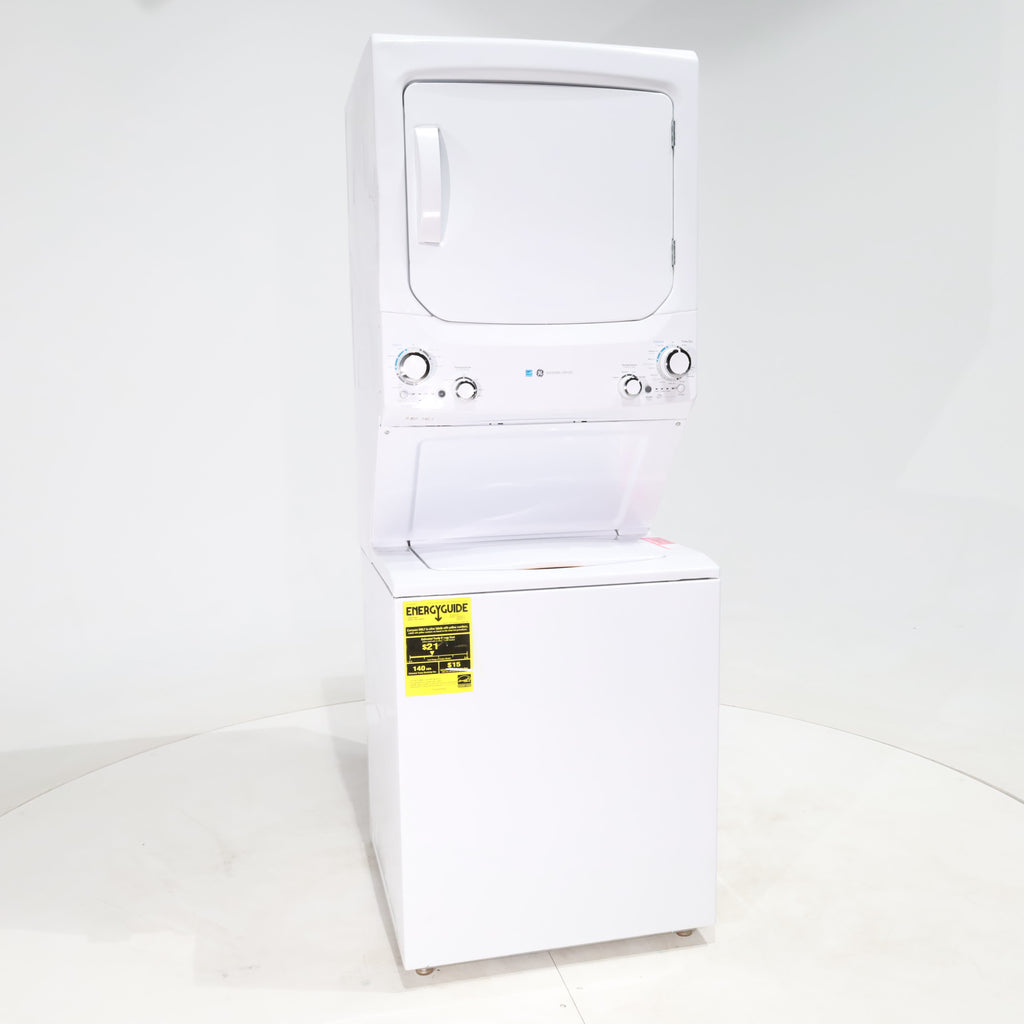 Pictures of ENERGY STAR GE 3.9 cu. ft. Laundry Center Washer with Infusor Wash Mechanism and 5.9 cu. ft. Electric Dryer with 3-Way Venting - Scratch & Dent - Major - Neu Appliance Outlet - Discount Appliance Outlet in Austin, Tx