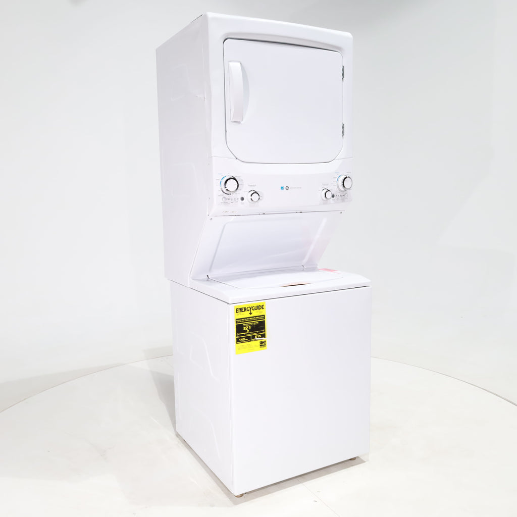 Pictures of ENERGY STAR GE 3.9 cu. ft. Laundry Center Washer with Infusor Wash Mechanism and 5.9 cu. ft. Electric Dryer with 3-Way Venting - Scratch & Dent - Major - Neu Appliance Outlet - Discount Appliance Outlet in Austin, Tx