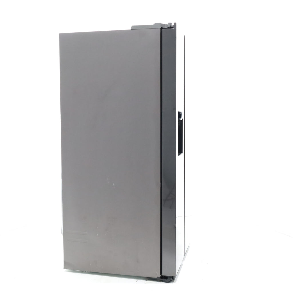Pictures of Fingerprint-Resistant Stainless Steel Samsung 27.4 cu. ft. Side by Side Refrigerator with External Water and Ice Dispenser - Scratch & Dent - Major - Neu Appliance Outlet - Discount Appliance Outlet in Austin, Tx
