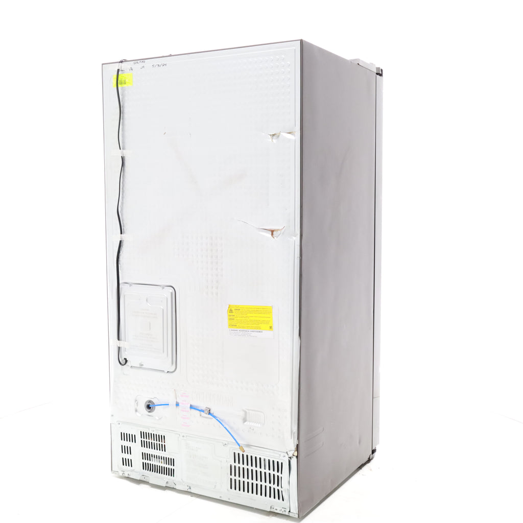 Pictures of Fingerprint-Resistant Stainless Steel Samsung 27.4 cu. ft. Side by Side Refrigerator with External Water and Ice Dispenser - Scratch & Dent - Major - Neu Appliance Outlet - Discount Appliance Outlet in Austin, Tx