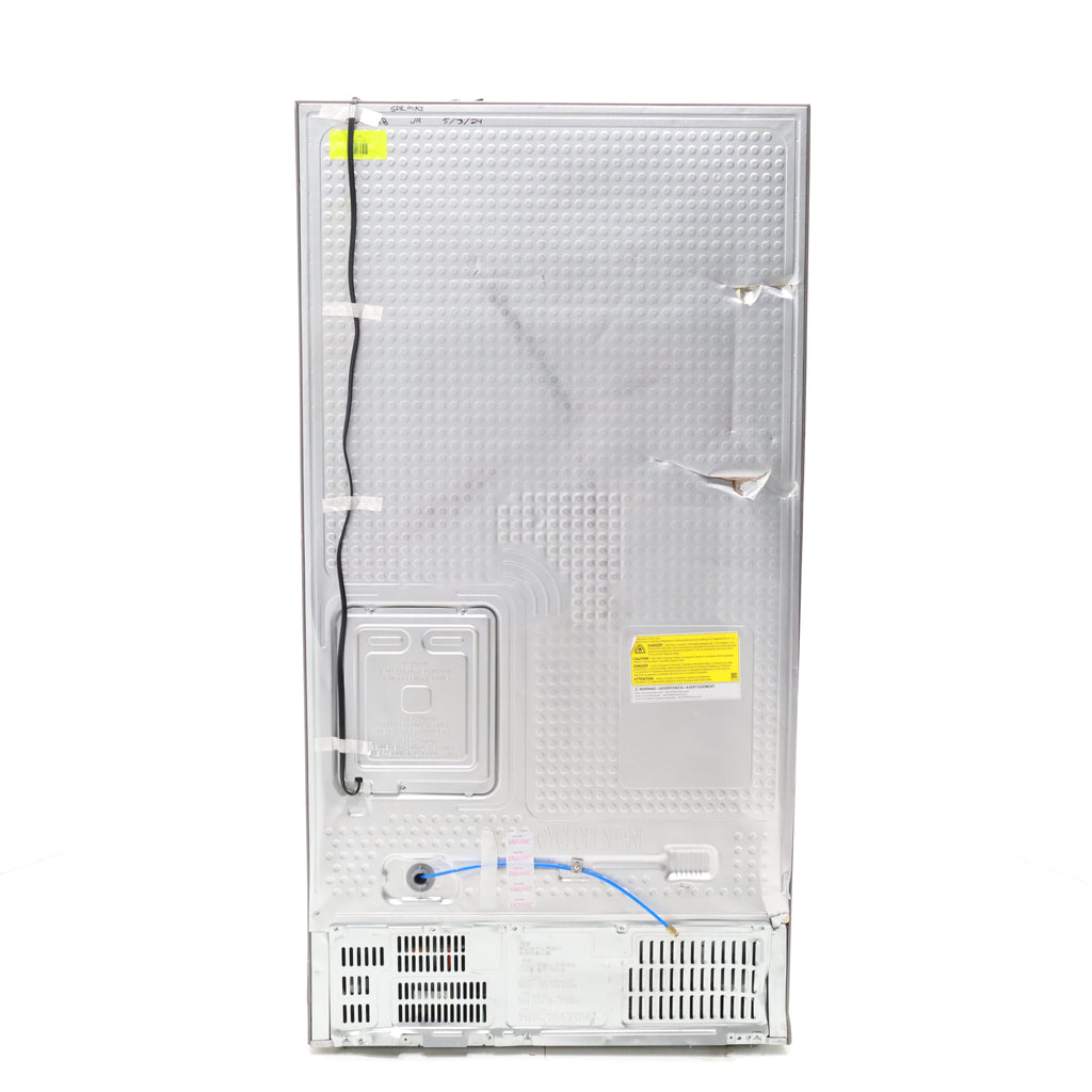 Pictures of Fingerprint-Resistant Stainless Steel Samsung 27.4 cu. ft. Side by Side Refrigerator with External Water and Ice Dispenser - Scratch & Dent - Major - Neu Appliance Outlet - Discount Appliance Outlet in Austin, Tx