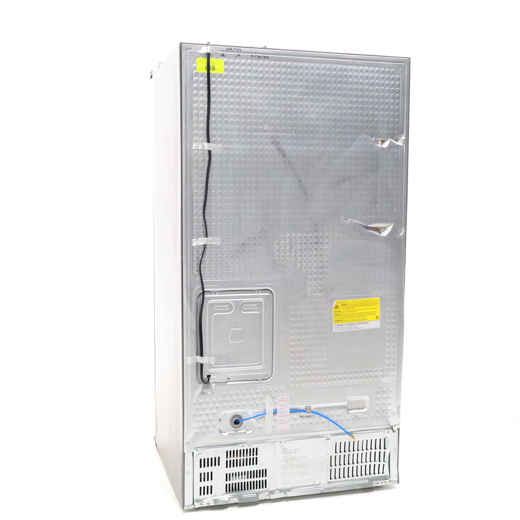 Pictures of Fingerprint-Resistant Stainless Steel Samsung 27.4 cu. ft. Side by Side Refrigerator with External Water and Ice Dispenser - Scratch & Dent - Major - Neu Appliance Outlet - Discount Appliance Outlet in Austin, Tx