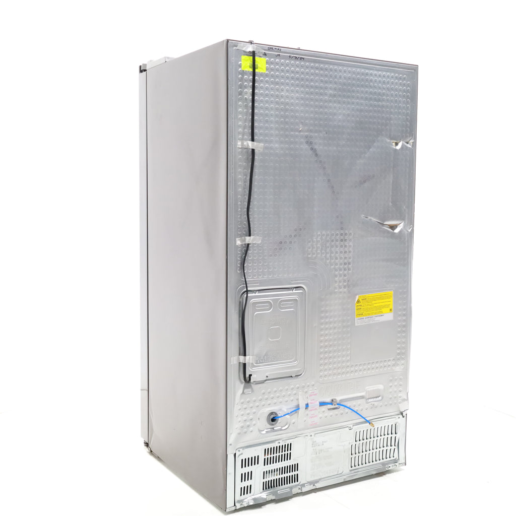 Pictures of Fingerprint-Resistant Stainless Steel Samsung 27.4 cu. ft. Side by Side Refrigerator with External Water and Ice Dispenser - Scratch & Dent - Major - Neu Appliance Outlet - Discount Appliance Outlet in Austin, Tx