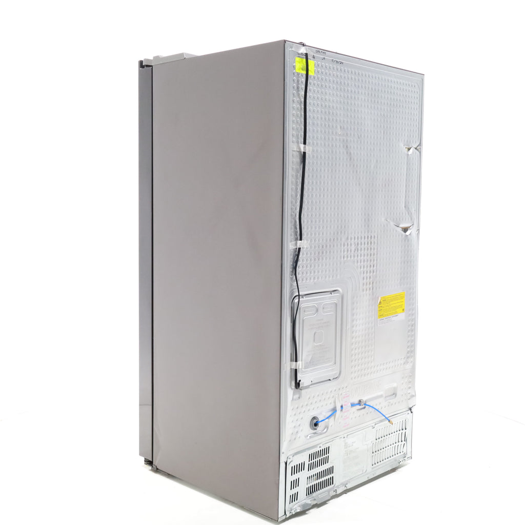Pictures of Fingerprint-Resistant Stainless Steel Samsung 27.4 cu. ft. Side by Side Refrigerator with External Water and Ice Dispenser - Scratch & Dent - Major - Neu Appliance Outlet - Discount Appliance Outlet in Austin, Tx