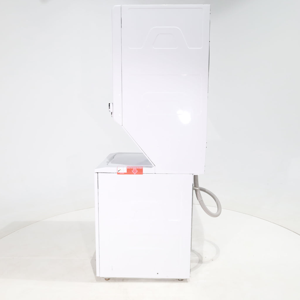 Pictures of ENERGY STAR GE 3.9 cu. ft. Laundry Center Washer with Infusor Wash Mechanism and 5.9 cu. ft. Electric Dryer with 3-Way Venting - Scratch & Dent - Major - Neu Appliance Outlet - Discount Appliance Outlet in Austin, Tx