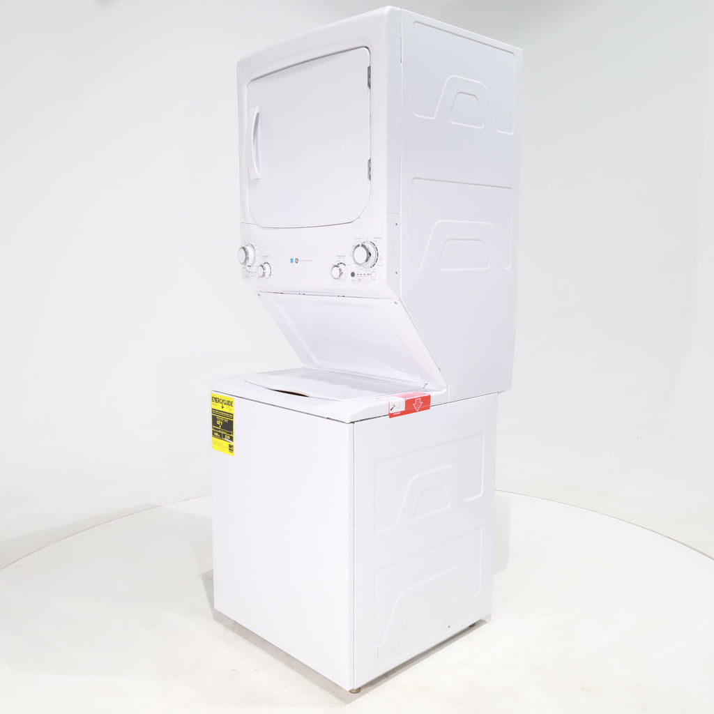 Pictures of ENERGY STAR GE 3.9 cu. ft. Laundry Center Washer with Infusor Wash Mechanism and 5.9 cu. ft. Electric Dryer with 3-Way Venting - Scratch & Dent - Major - Neu Appliance Outlet - Discount Appliance Outlet in Austin, Tx