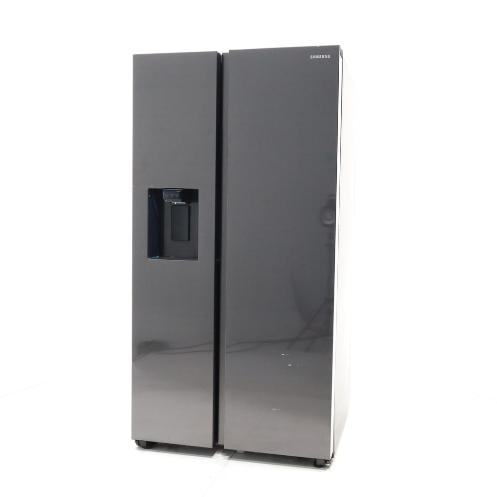 Pictures of Fingerprint-Resistant Stainless Steel Samsung 27.4 cu. ft. Side by Side Refrigerator with External Water and Ice Dispenser - Scratch & Dent - Major - Neu Appliance Outlet - Discount Appliance Outlet in Austin, Tx