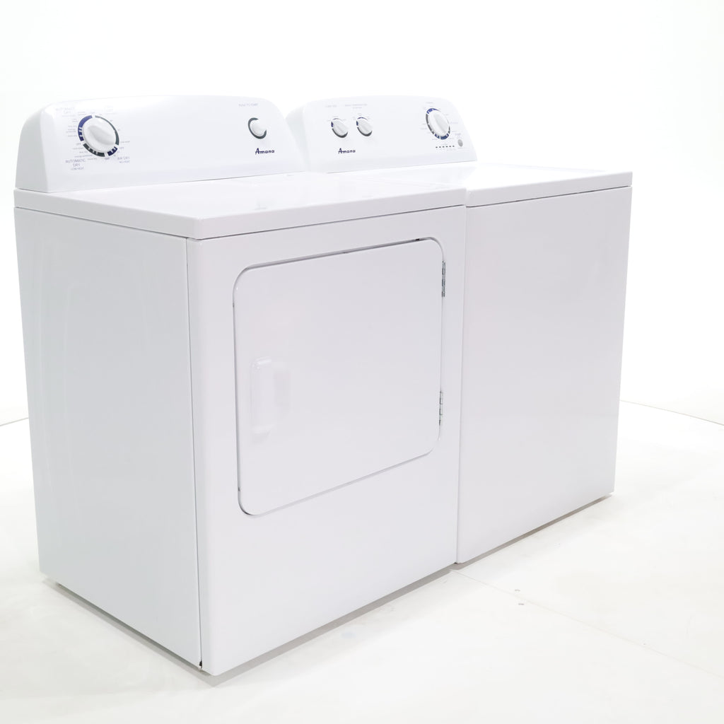 Pictures of Amana 3.4 cu. ft. Top Load Washing Machine with 700 RPM Max Speed and 6.5 cu. ft. Electric Dryer with Wrinkle Prevent - Certified Refurbished - Neu Appliance Outlet - Discount Appliance Outlet in Austin, Tx