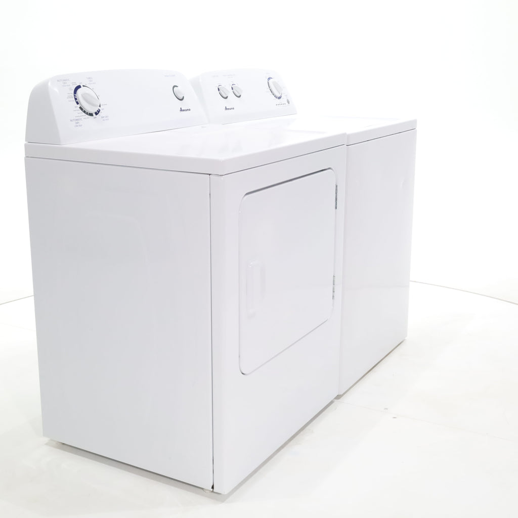 Pictures of Amana 3.4 cu. ft. Top Load Washing Machine with 700 RPM Max Speed and 6.5 cu. ft. Electric Dryer with Wrinkle Prevent - Certified Refurbished - Neu Appliance Outlet - Discount Appliance Outlet in Austin, Tx