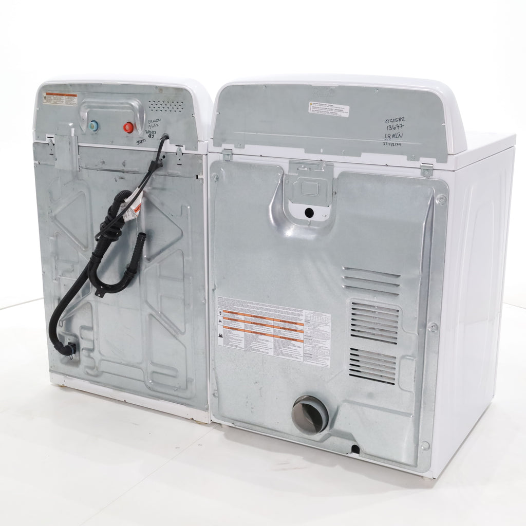 Pictures of Amana 3.4 cu. ft. Top Load Washing Machine with 700 RPM Max Speed and 6.5 cu. ft. Electric Dryer with Wrinkle Prevent - Certified Refurbished - Neu Appliance Outlet - Discount Appliance Outlet in Austin, Tx