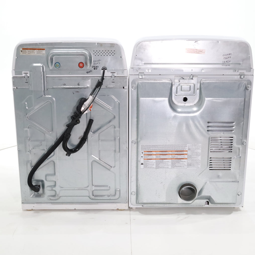 Pictures of Amana 3.4 cu. ft. Top Load Washing Machine with 700 RPM Max Speed and 6.5 cu. ft. Electric Dryer with Wrinkle Prevent - Certified Refurbished - Neu Appliance Outlet - Discount Appliance Outlet in Austin, Tx