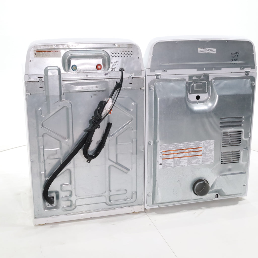 Pictures of Amana 3.4 cu. ft. Top Load Washing Machine with 700 RPM Max Speed and 6.5 cu. ft. Electric Dryer with Wrinkle Prevent - Certified Refurbished - Neu Appliance Outlet - Discount Appliance Outlet in Austin, Tx