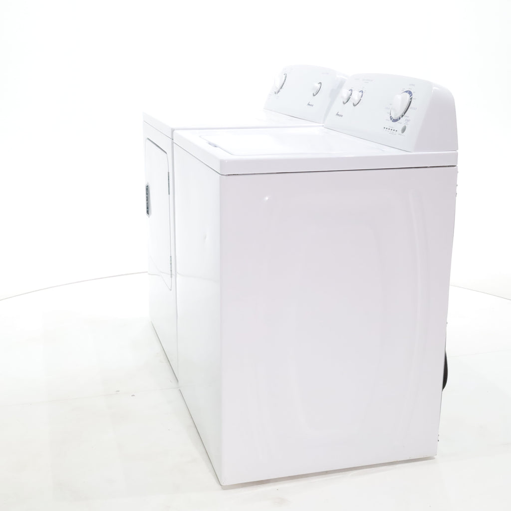 Pictures of Amana 3.4 cu. ft. Top Load Washing Machine with 700 RPM Max Speed and 6.5 cu. ft. Electric Dryer with Wrinkle Prevent - Certified Refurbished - Neu Appliance Outlet - Discount Appliance Outlet in Austin, Tx