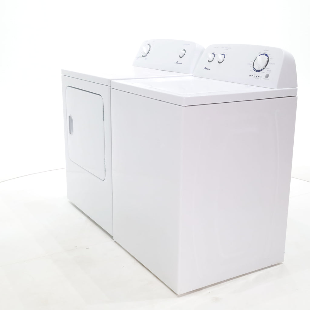 Pictures of Amana 3.4 cu. ft. Top Load Washing Machine with 700 RPM Max Speed and 6.5 cu. ft. Electric Dryer with Wrinkle Prevent - Certified Refurbished - Neu Appliance Outlet - Discount Appliance Outlet in Austin, Tx