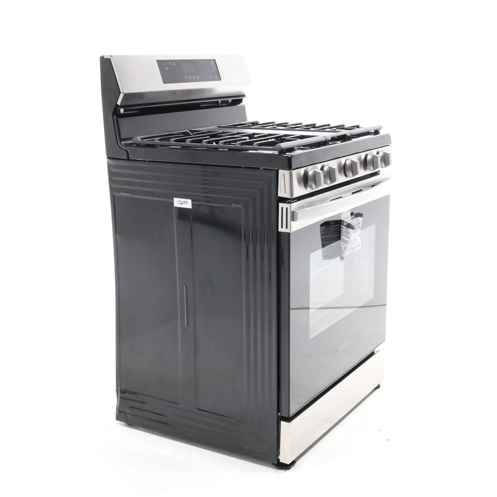 Pictures of Stainless Steel Samsung 6.0 cu. ft. 5 Burner Freestanding Gas Range with Integrated Griddle - Scratch & Dent - Major - Neu Appliance Outlet - Discount Appliance Outlet in Austin, Tx