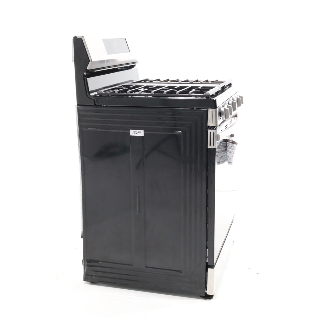 Pictures of Stainless Steel Samsung 6.0 cu. ft. 5 Burner Freestanding Gas Range with Integrated Griddle - Scratch & Dent - Major - Neu Appliance Outlet - Discount Appliance Outlet in Austin, Tx