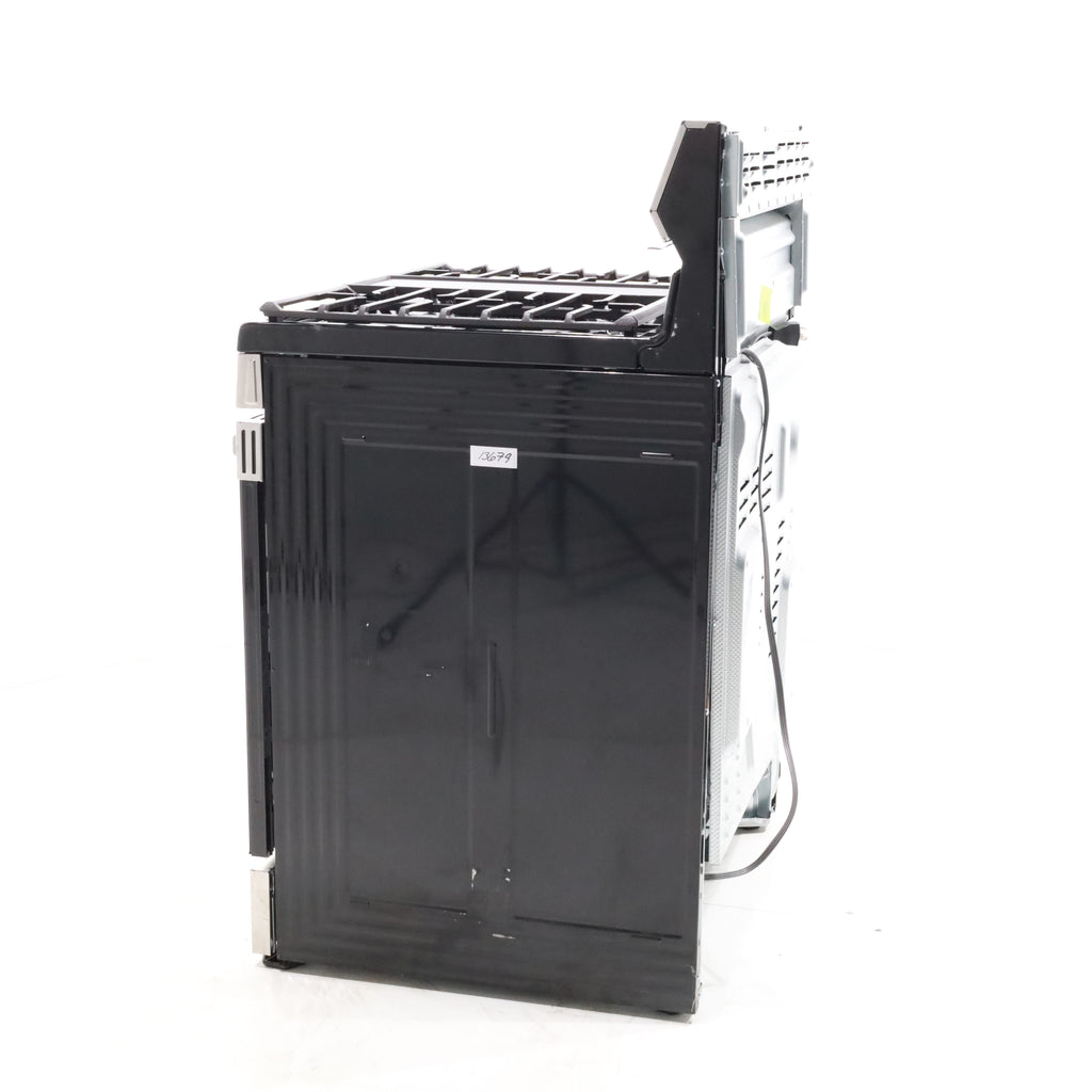 Pictures of Stainless Steel Samsung 6.0 cu. ft. 5 Burner Freestanding Gas Range with Integrated Griddle - Scratch & Dent - Major - Neu Appliance Outlet - Discount Appliance Outlet in Austin, Tx