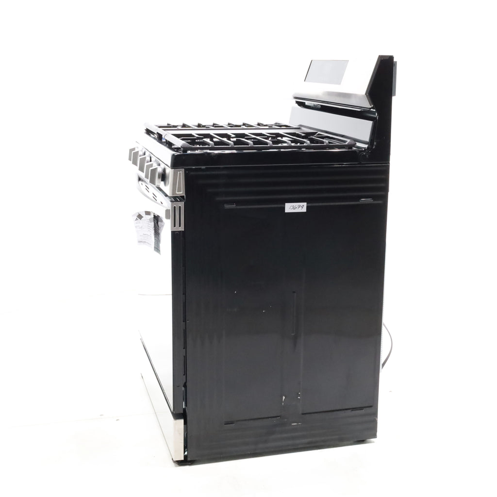 Pictures of Stainless Steel Samsung 6.0 cu. ft. 5 Burner Freestanding Gas Range with Integrated Griddle - Scratch & Dent - Major - Neu Appliance Outlet - Discount Appliance Outlet in Austin, Tx