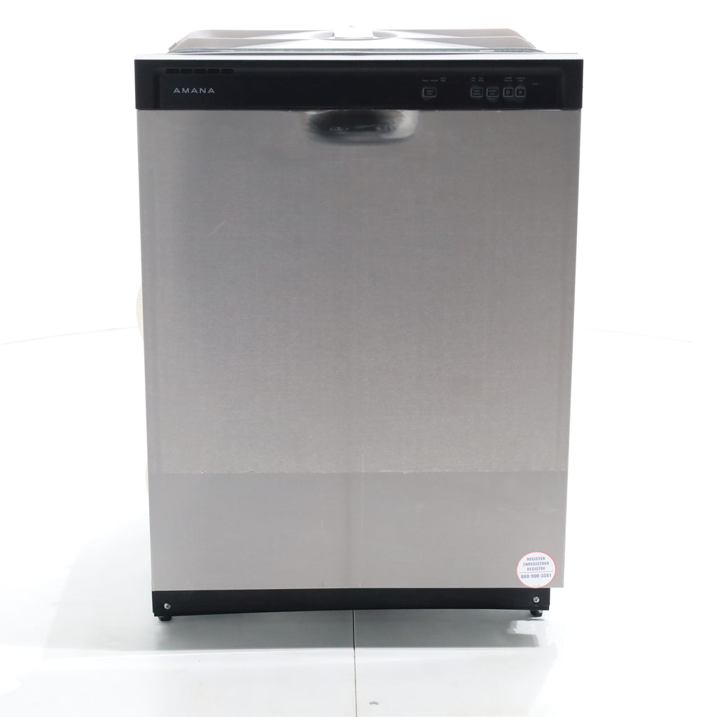Pictures of 24 in. Stainless Steel Amana Built In Dishwasher with Triple Filter Wash System - Scratch & Dent - Minor - Neu Appliance Outlet - Discount Appliance Outlet in Austin, Tx